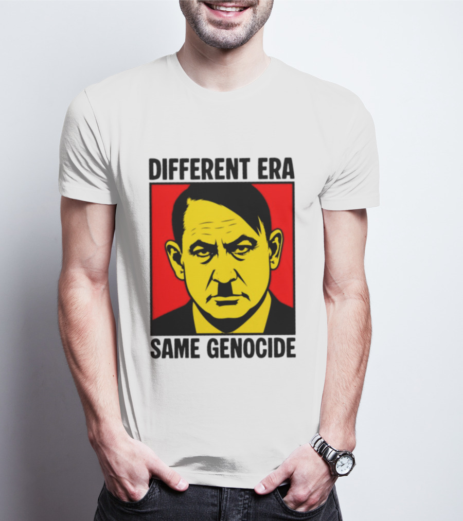 Different Era Same Genocide Protest Activism Iconic Political Commentary T-Shirt