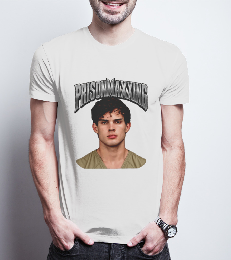Prisonmaxxing Internet Meme Shot Concept T-Shirt
