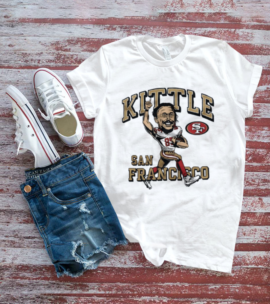 San Francisco 49ers Kittle 85 Player Caricature T-Shirt