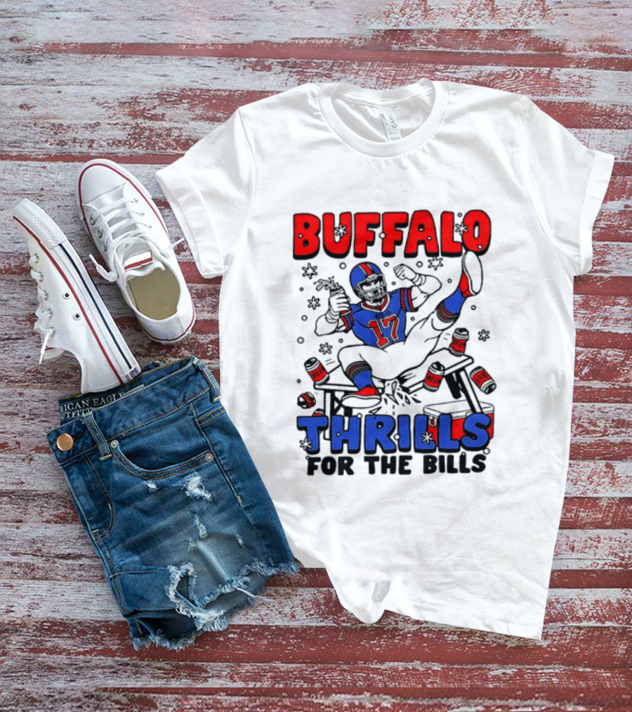 Buffalo Thrills For The Bills Football Celebration T-Shirt
