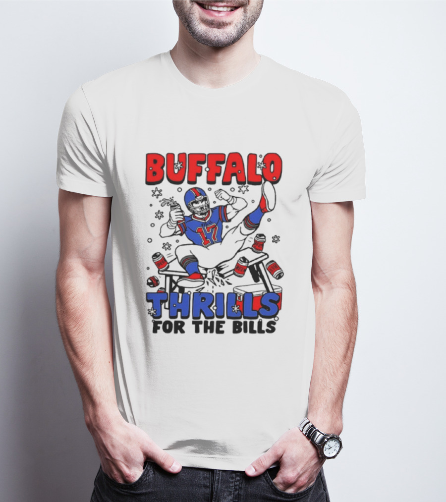 Buffalo Thrills For The Bills Football Celebration T-Shirt