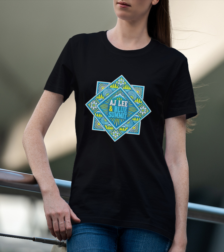 AJ Lee & Blue Summit Bluegrass Folk Americana Mandala T-Shirt