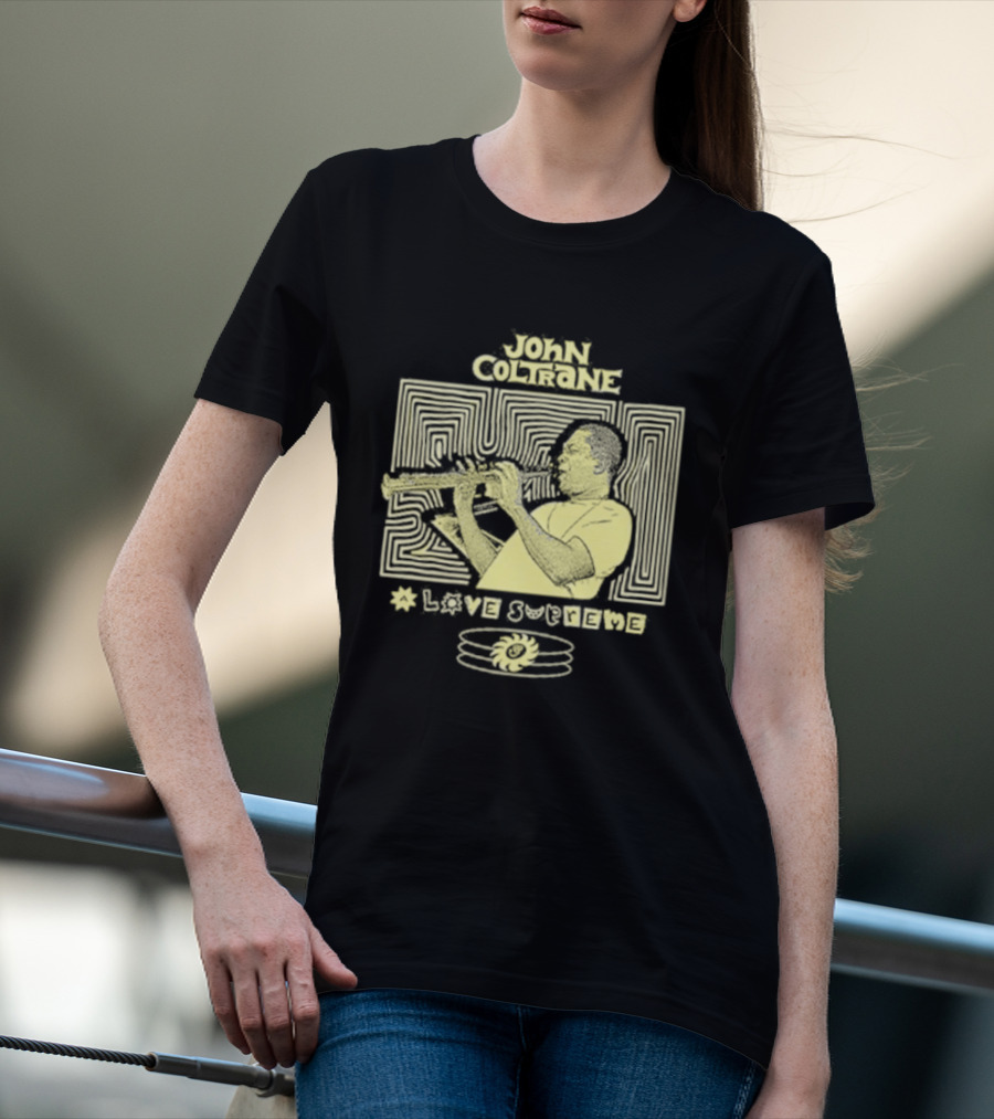 John Coltrane Live Supreme Jazz Iconic Performance T-Shirt