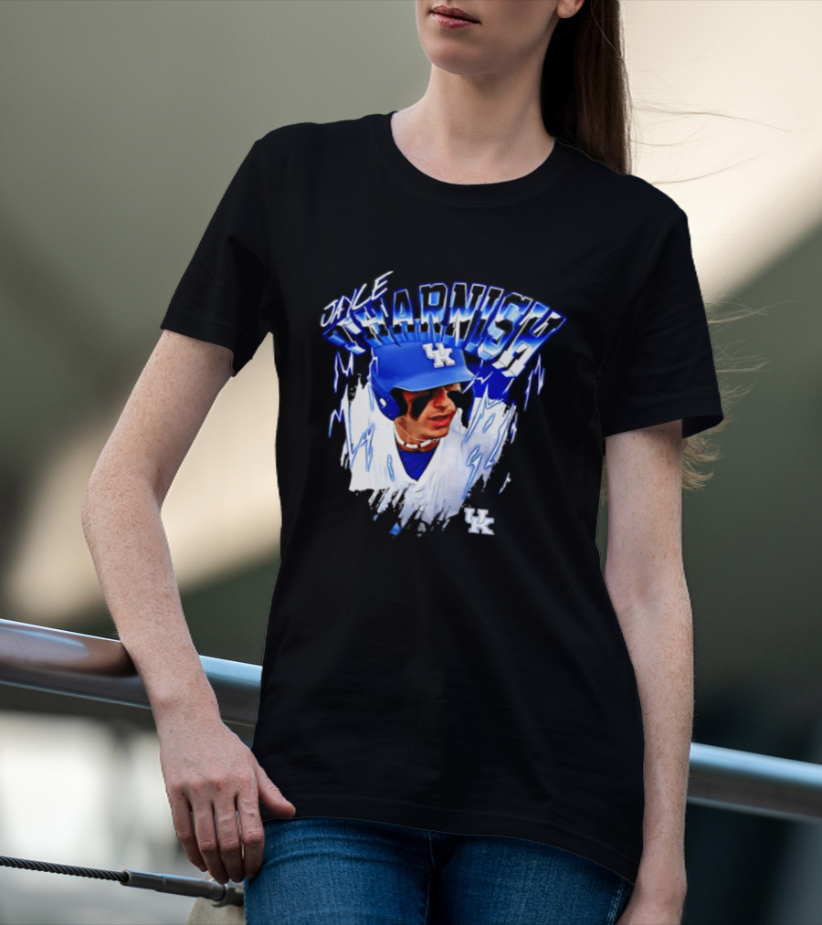Jayce Tharnish Kentucky Wildcats Baseball UK Helm T-Shirt