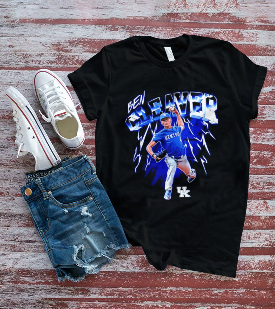 Kentucky Wildcats Ben Cleaver NCAA Baseball Player T-Shirt