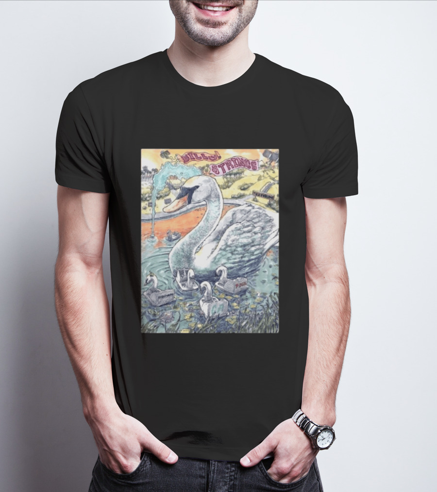 Billy Strings Live Swan Art Inglewood September 26 2026 T-Shirt
