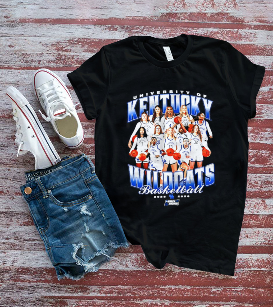 University Of Kentucky Wildcats Basketball 2026 NCAA All Team T-Shirt