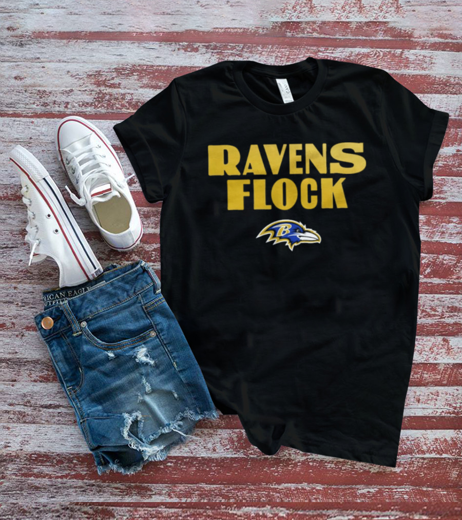 Ravens Flock Baltimore Rio Game 2026 Camiseta Feminina T-Shirt