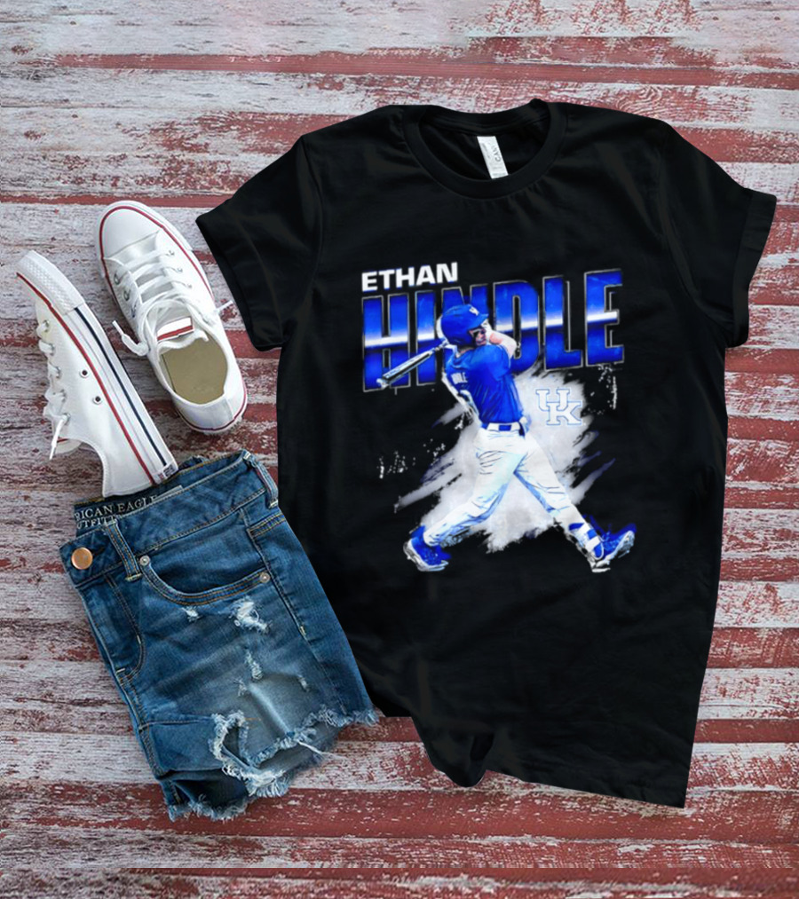 Ethan Hindle Kentucky Wildcats NCAA Baseball Player UK T-Shirt
