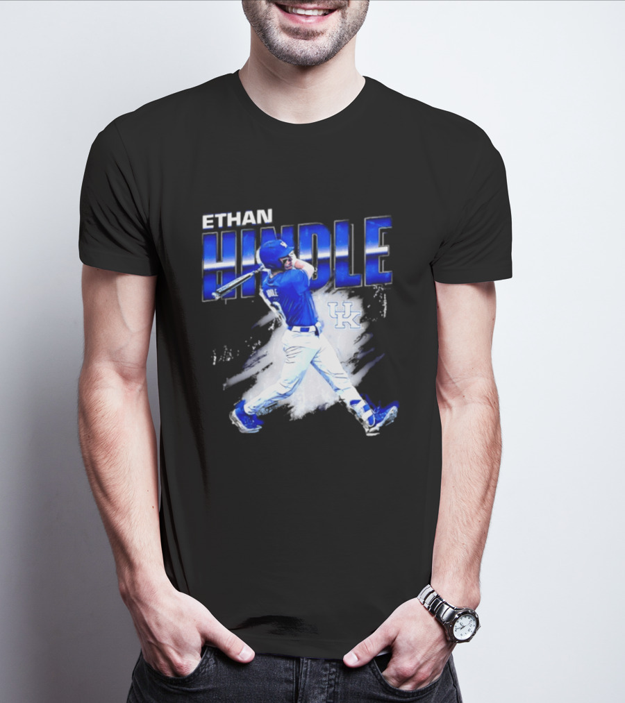 Ethan Hindle Kentucky Wildcats NCAA Baseball Player UK T-Shirt