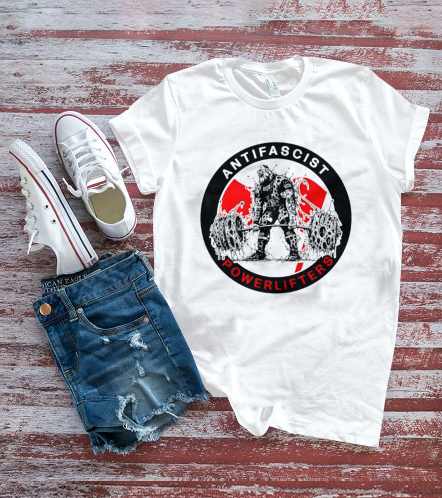Antifascist Powerlifters Zombie Weightlifting T-Shirt