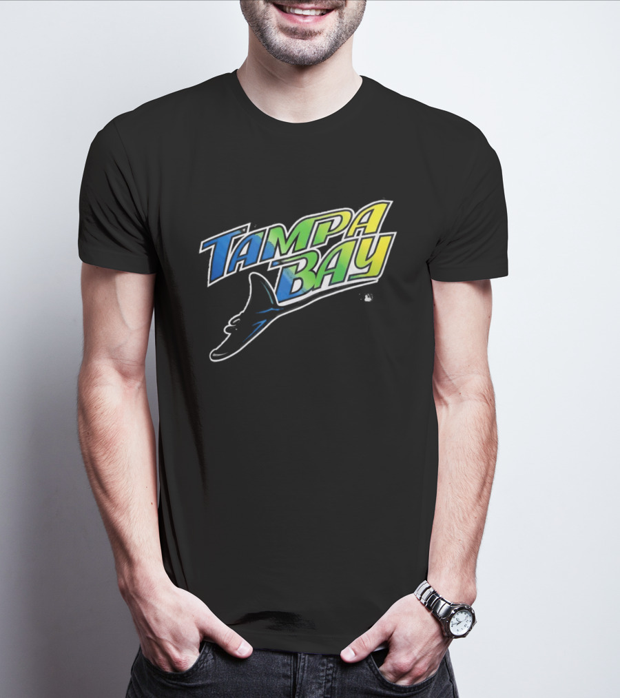 Tampa Bay Rays 2026 Classic Vibrant Logo With Manta Ray Element T-Shirt