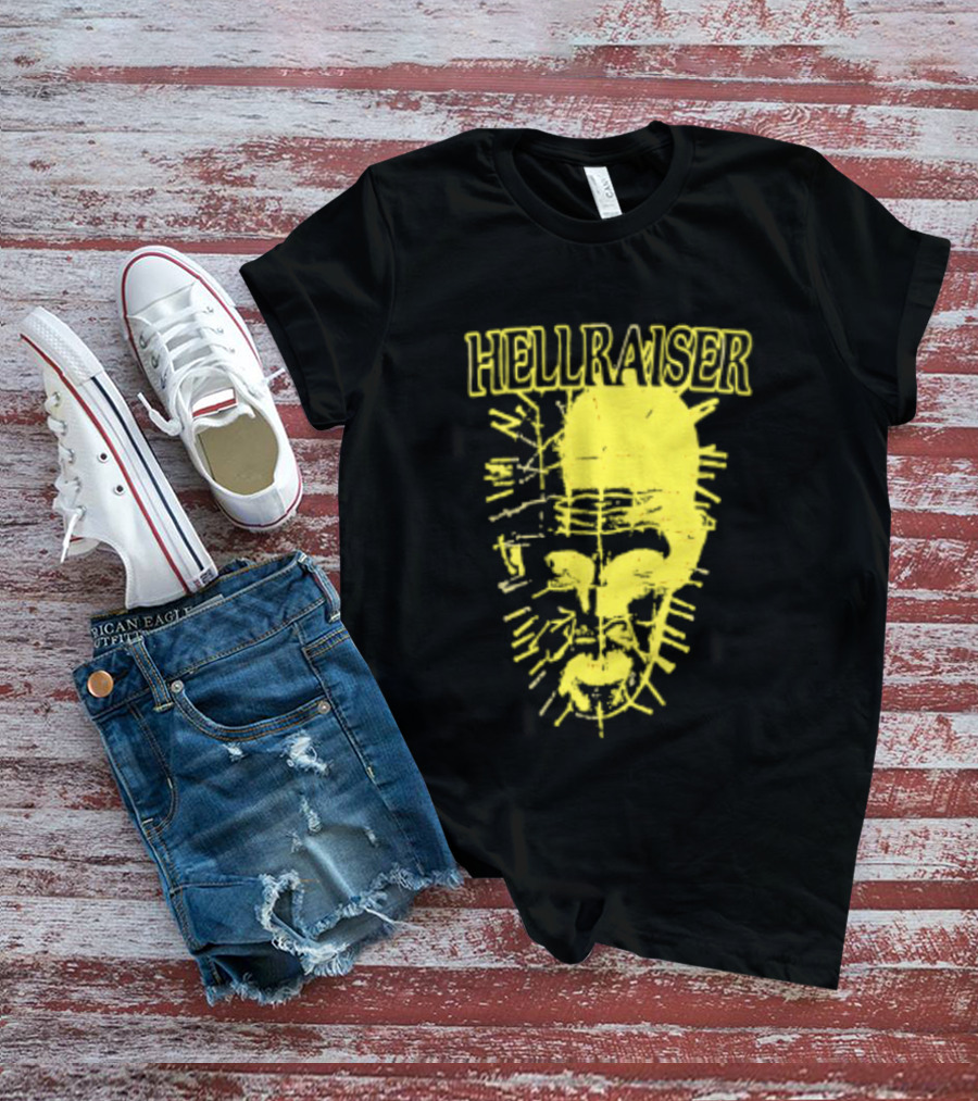 Hellraiser Pinhead Clive Barker Horror Movie Swag Head T-Shirt