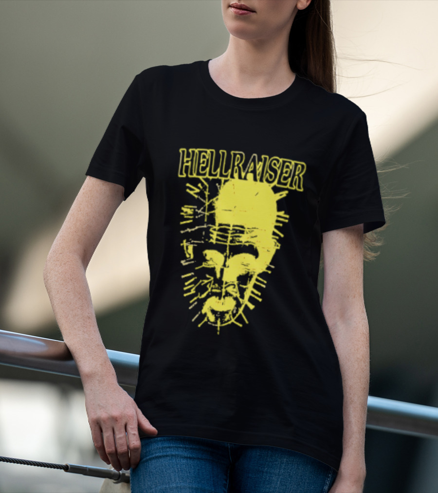 Hellraiser Pinhead Clive Barker Horror Movie Swag Head T-Shirt