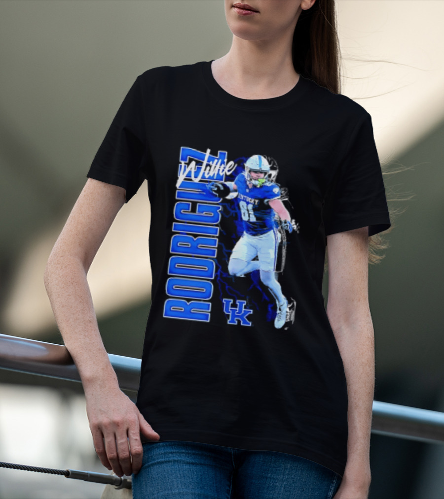 Willie Rodriguez Kentucky Wildcats NCAA Football UK T-Shirt