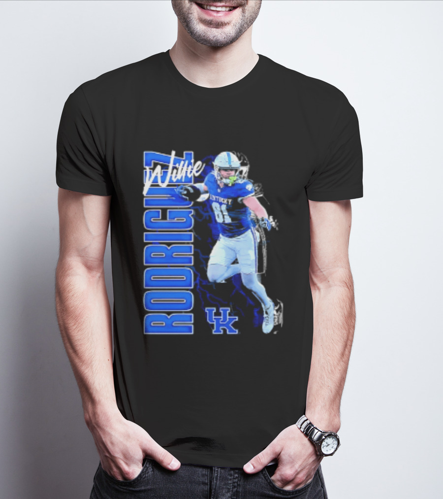 Willie Rodriguez Kentucky Wildcats NCAA Football UK T-Shirt