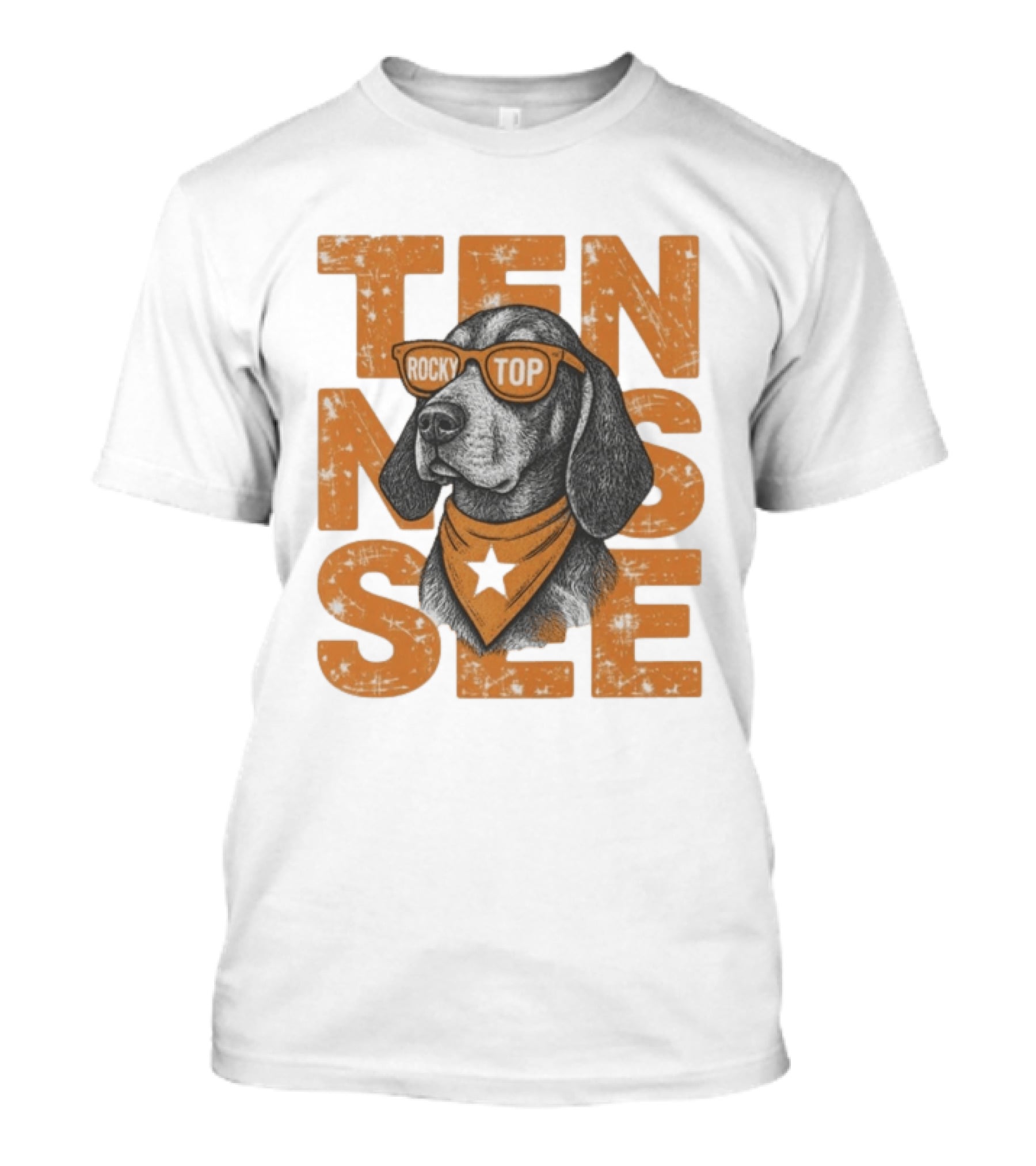 Comfort Colors Rocky Top Tennessee Dog Sunglasses Football T-Shirt