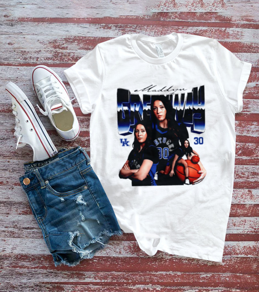 Maddyn Greenway 30 Kentucky Wildcats UK NTU Women's Basketball T-Shirt