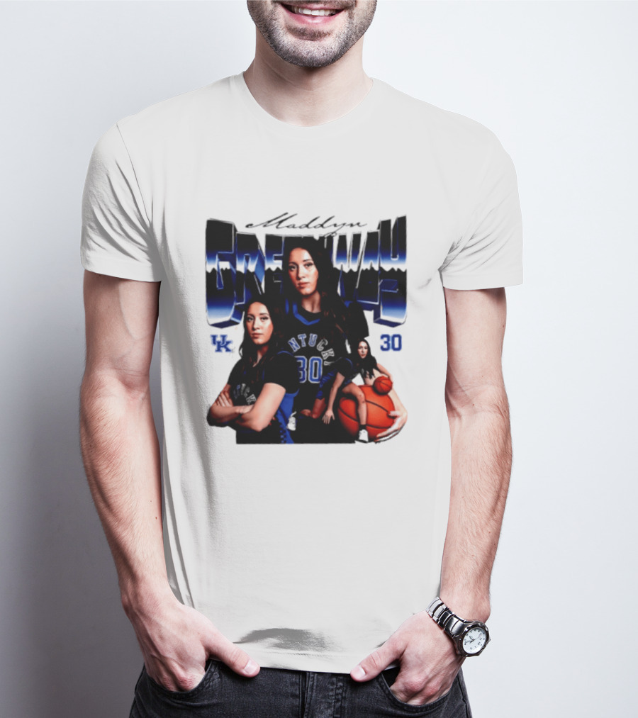 Maddyn Greenway 30 Kentucky Wildcats UK NTU Women's Basketball T-Shirt