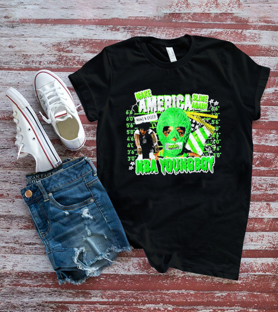 Make America Slime Again NBA Young Boy Tour T-Shirt