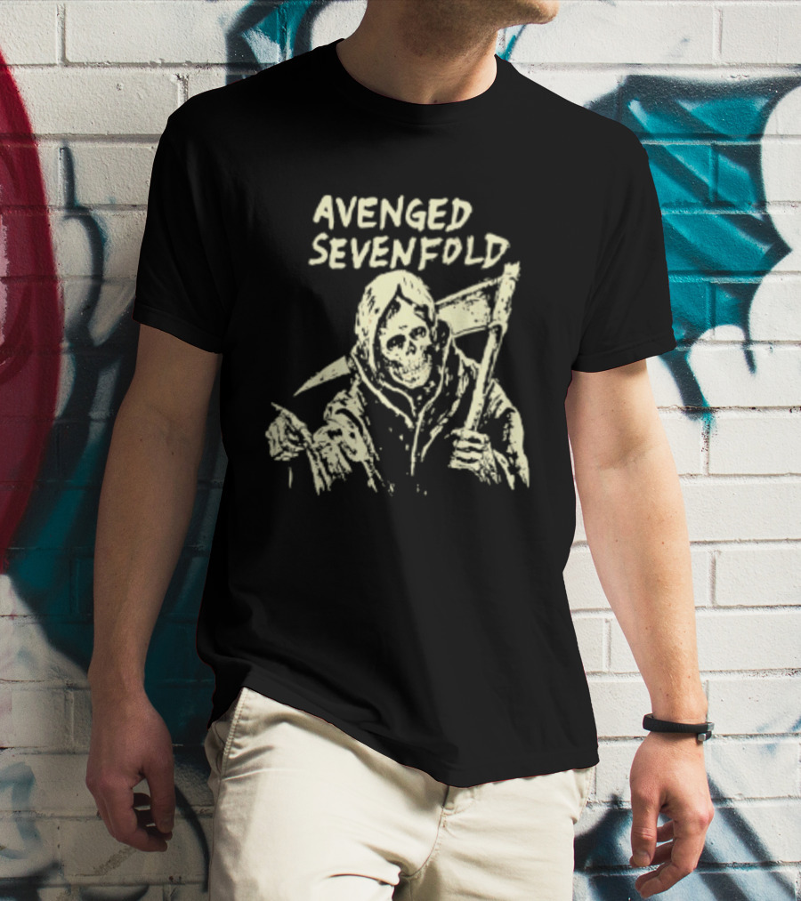 Avenged Sevenfold Grim Reaper Scythe A7X T-Shirt