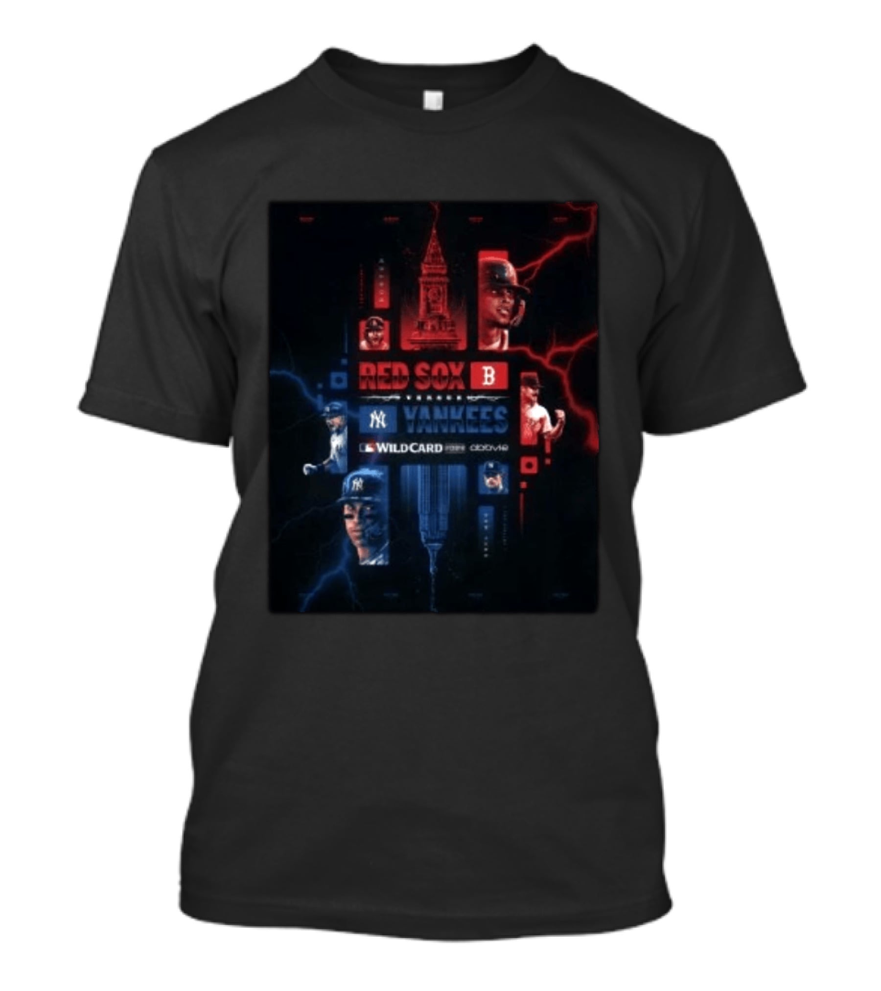 Boston Red Sox Vs New York Yankees 2026 MLB Wild Card Faceoff The Rivalry T-Shirt
