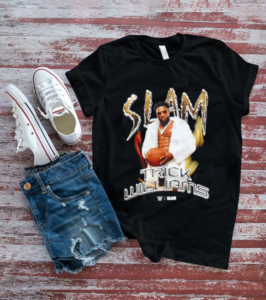 Trick Williams SLAM WWE Basketball Fashion Fusion T-Shirt