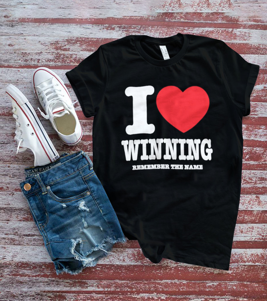 I Love Winning Remember The Name Donovan Ezeiruaku T-Shirt