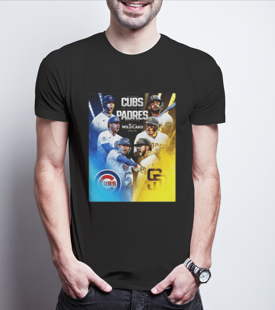 Chicago Cubs Vs San Diego Padres 2026 MLB NL Wild Card Showdown Baseball Fan Gear T-Shirt