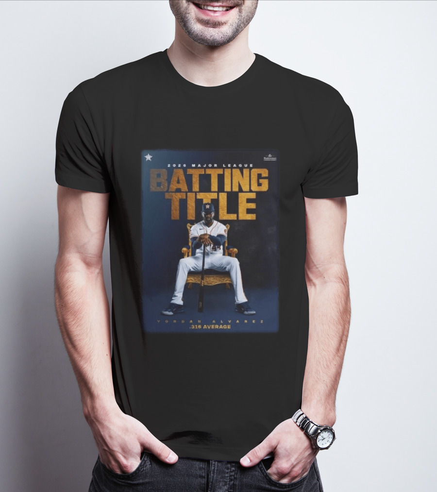 2026 Major League Batting Title Yordan Álvarez Houston Astros 316 Average T-Shirt
