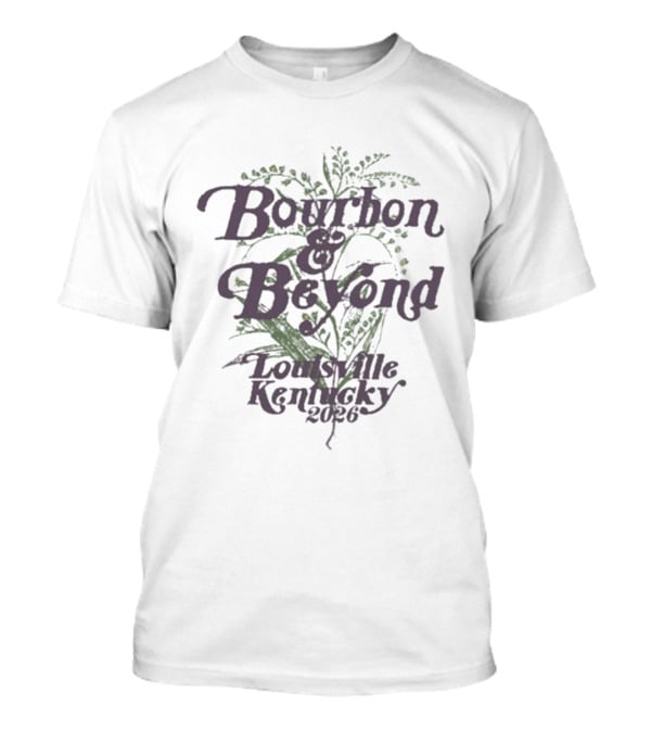 Bourbon & Beyond Louisville Kentucky 2026 Floral T-Shirt