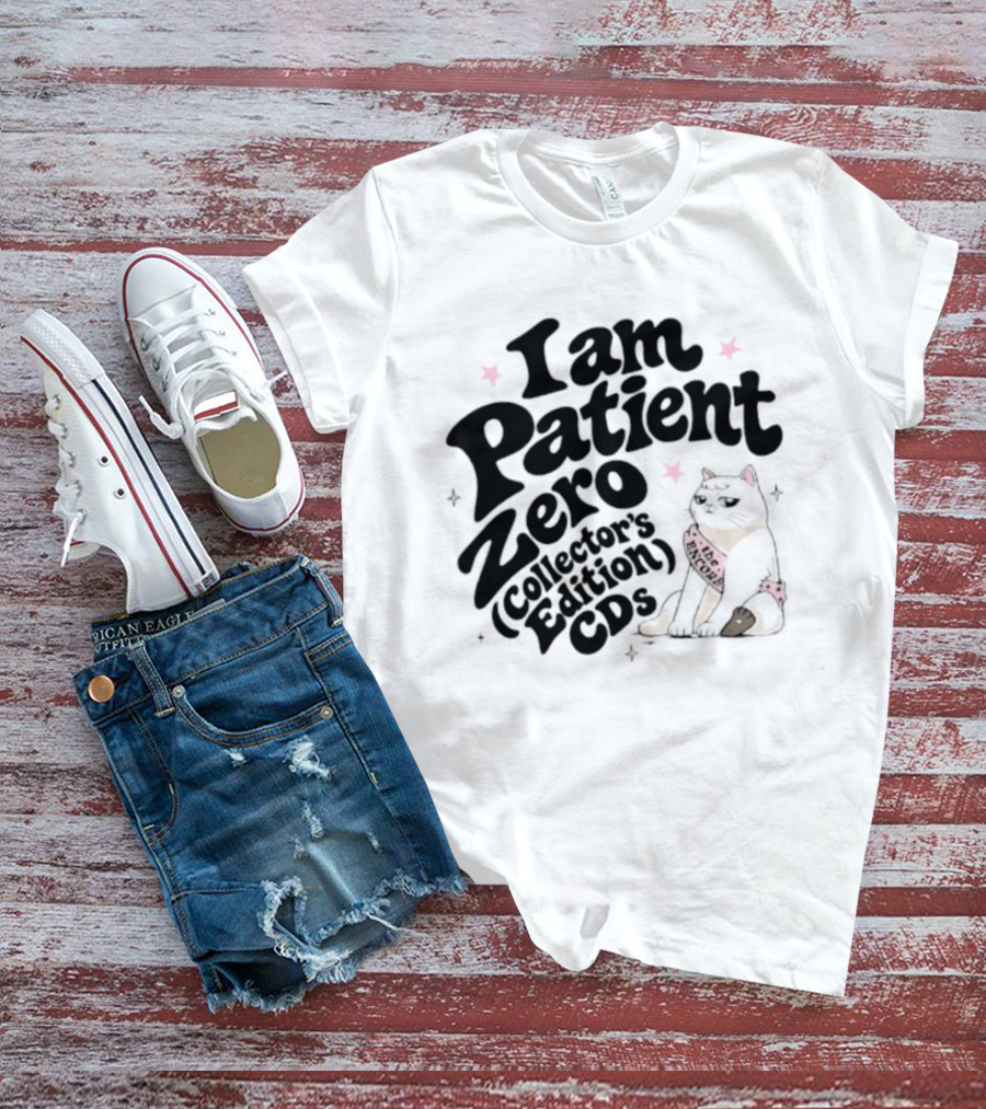 I Am Patient Zero Collectors Edition CDs Cat With Pink Bandana T-Shirt