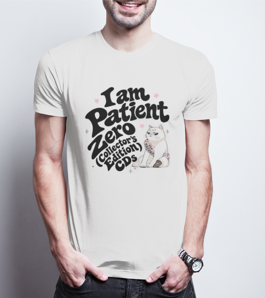 I Am Patient Zero Collectors Edition CDs Cat With Pink Bandana T-Shirt