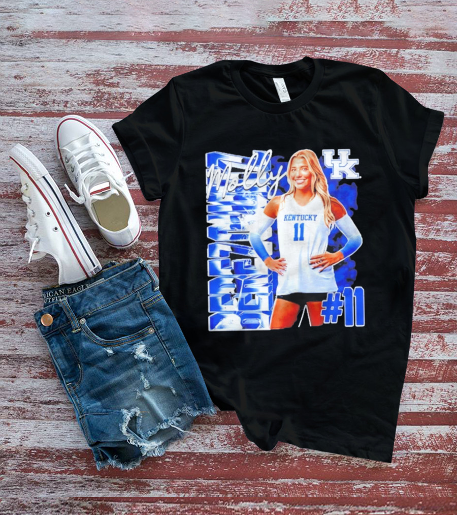 Kentucky Wildcats Volleyball Molly 11 Kentucky Player Pose UK T-Shirt