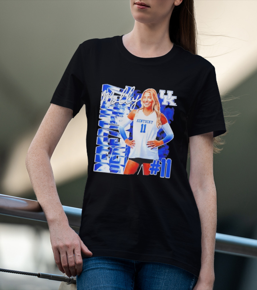 Kentucky Wildcats Volleyball Molly 11 Kentucky Player Pose UK T-Shirt