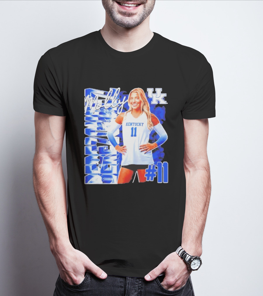 Kentucky Wildcats Volleyball Molly 11 Kentucky Player Pose UK T-Shirt