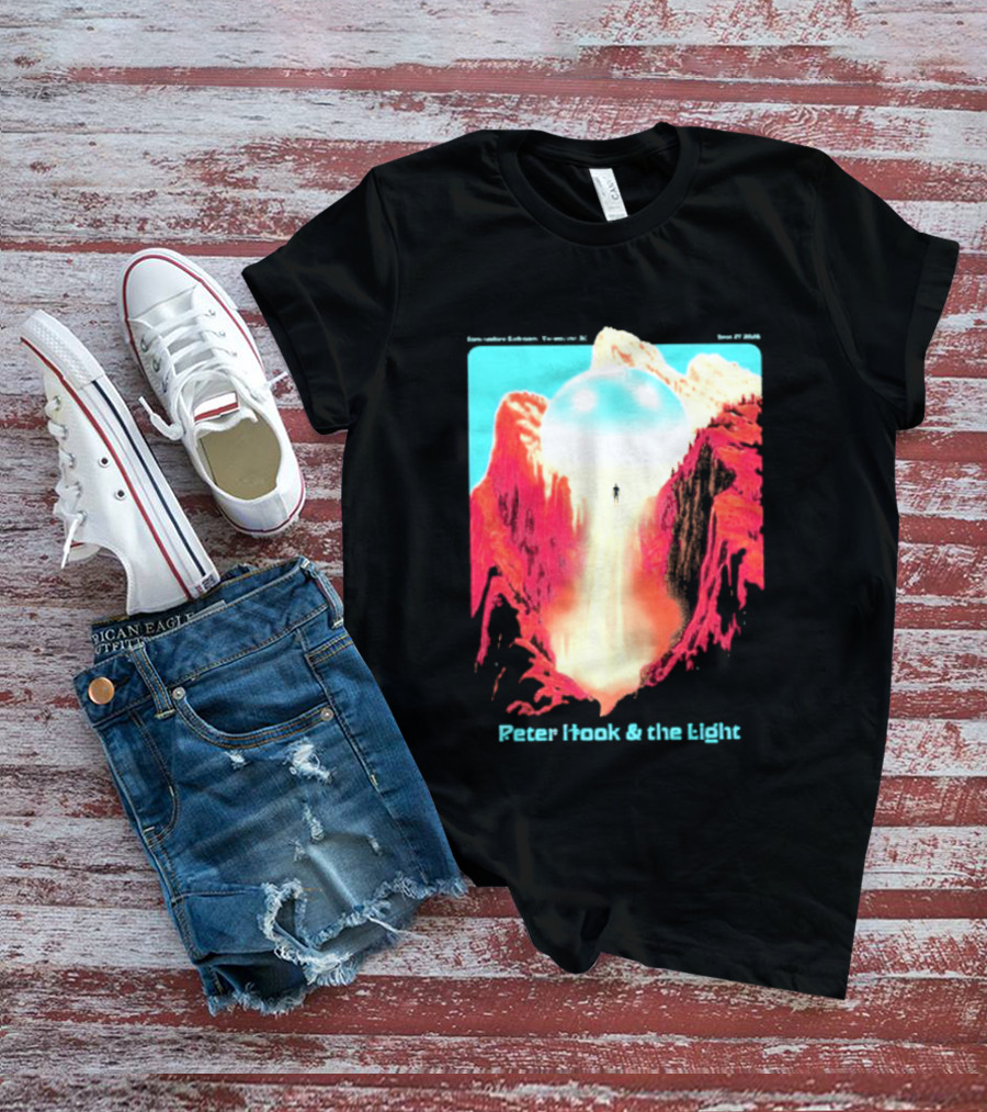 Peter Hook And The Light Vancouver BC Commodore Ballroom September 27 2026 Retro Futuristic Album Cover T-Shirt