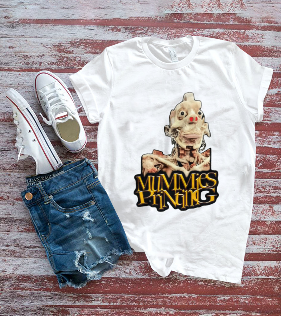 Mummies Printing Mummy Anatomy Skeleton Medical T-Shirt