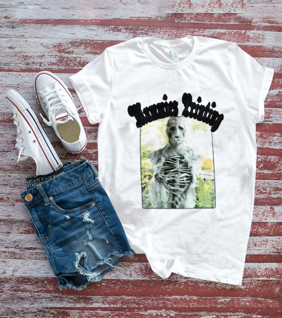 Mummies Printing Spooky Scarecrow Skeleton Horror T-Shirt