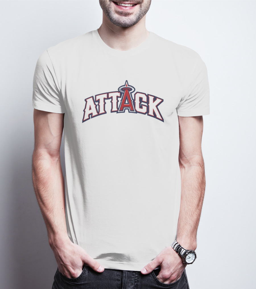 Samy Natera Jr Attack Iconic Angels Team T-Shirt