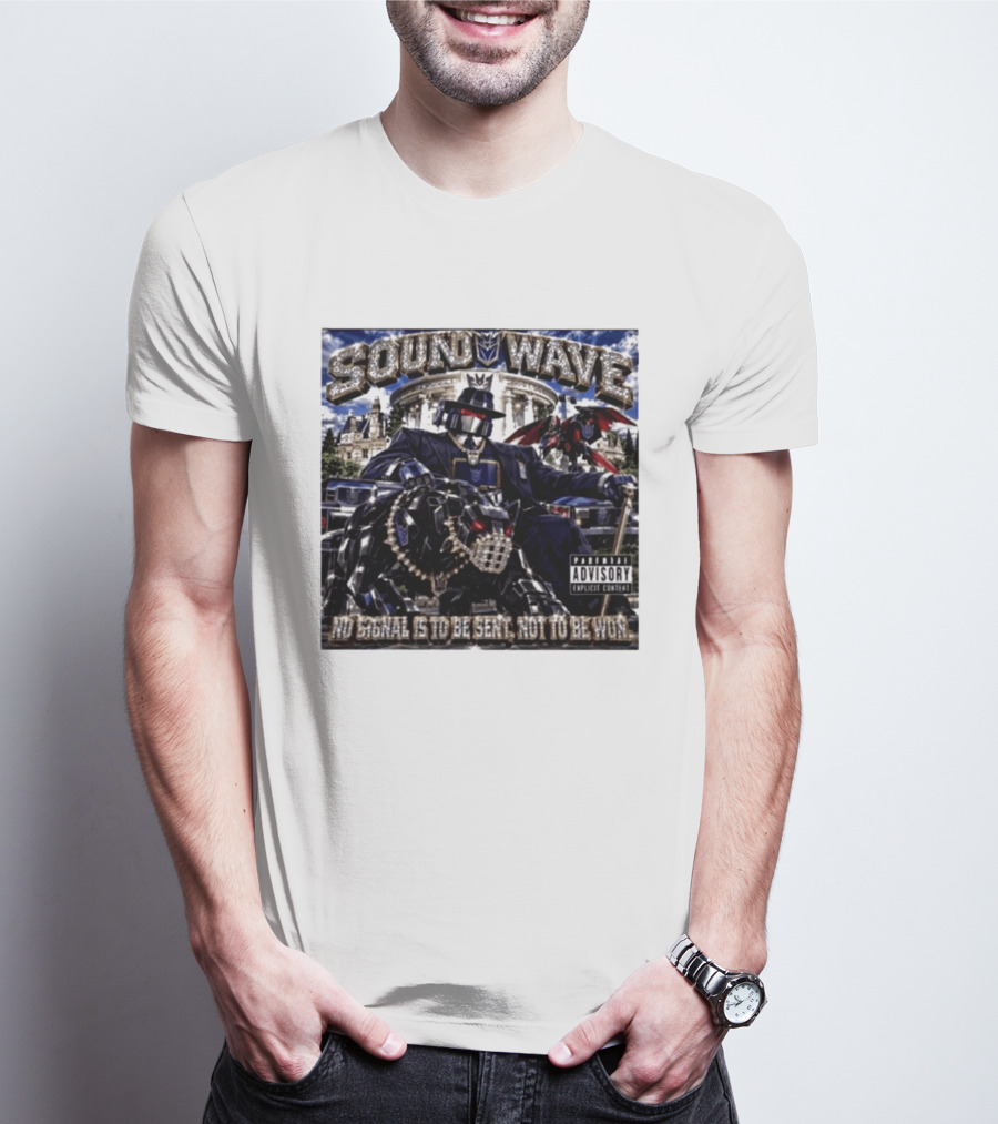Sound Wave No Signal Is To Be Sent Not To Be Won Transformers T-Shirt