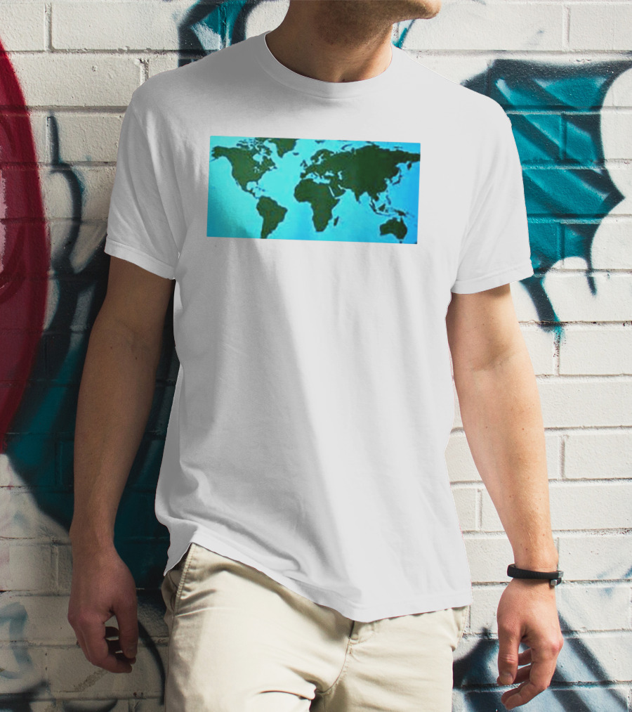 World Map Planet Earth Travel Adventure Journey T-Shirt