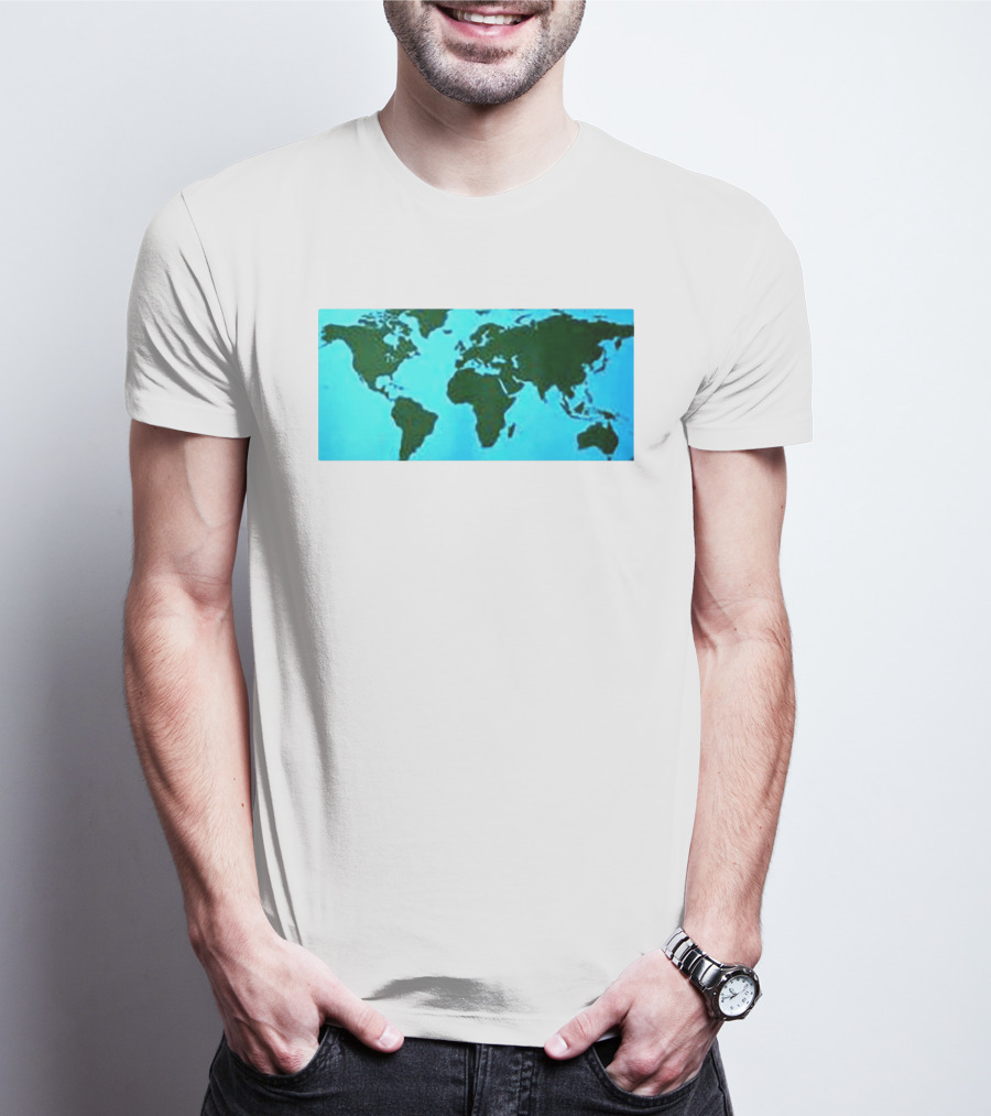 World Map Planet Earth Travel Adventure Journey T-Shirt