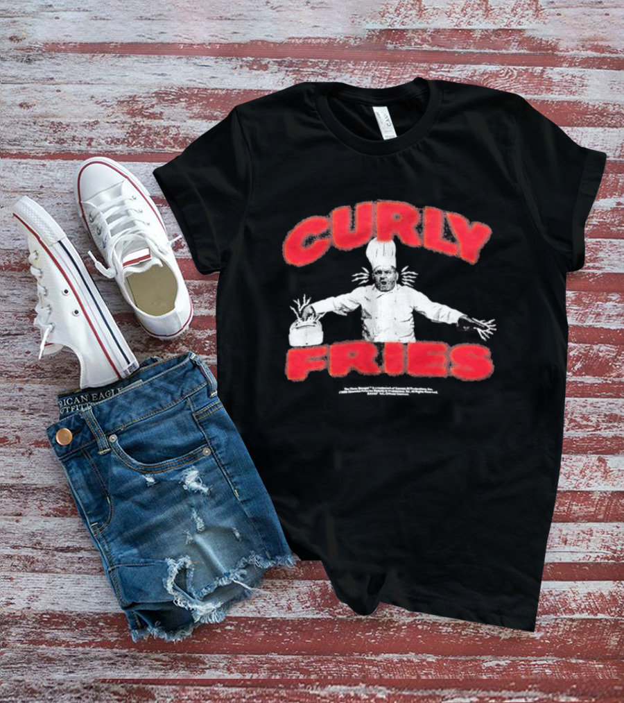 Finn Wolfhard Curly Fries Chef 2026 Faces Mashed Potato T-Shirt