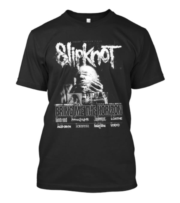 Slipknot Bring Me The Horizon 2027 Sicest Stadium North America Tour T-Shirt