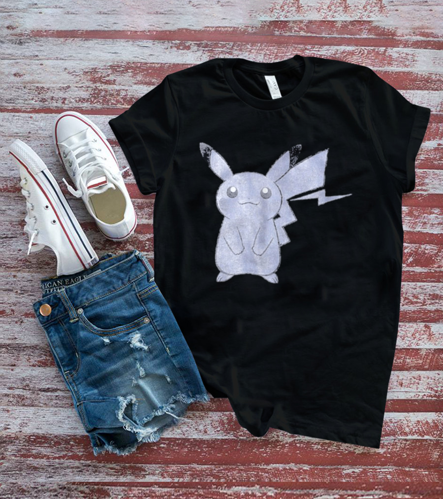 Thunderbolt Project Black Pikachu By Fragment And Pokémon Los Angeles T-Shirt