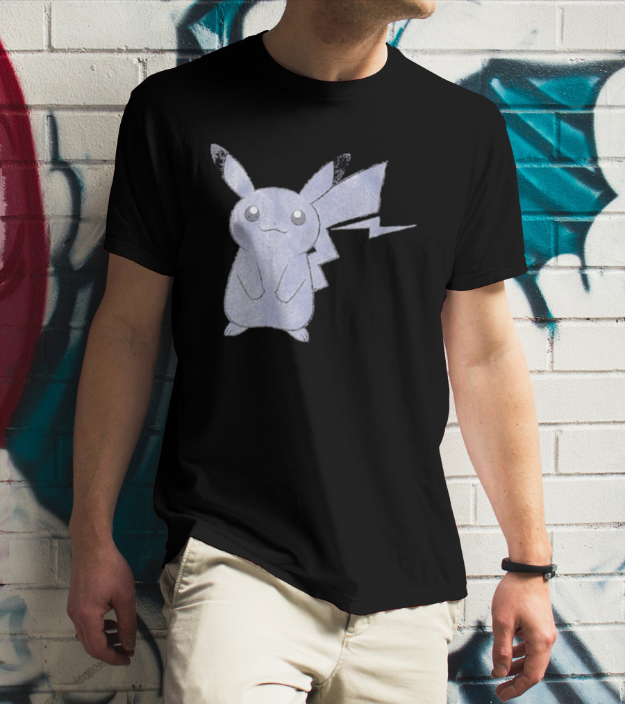Thunderbolt Project Black Pikachu By Fragment And Pokémon Los Angeles T-Shirt