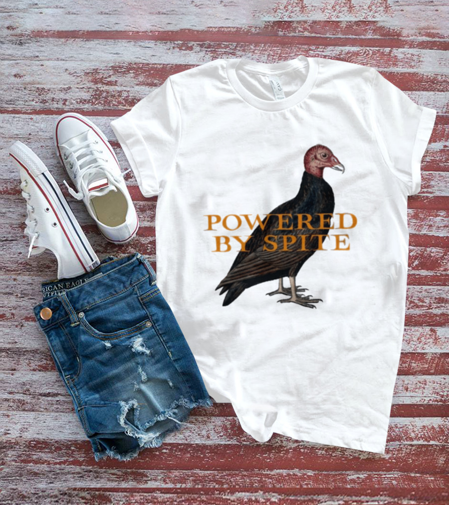 Powered By Spite Turkey Vulture T-Shirt