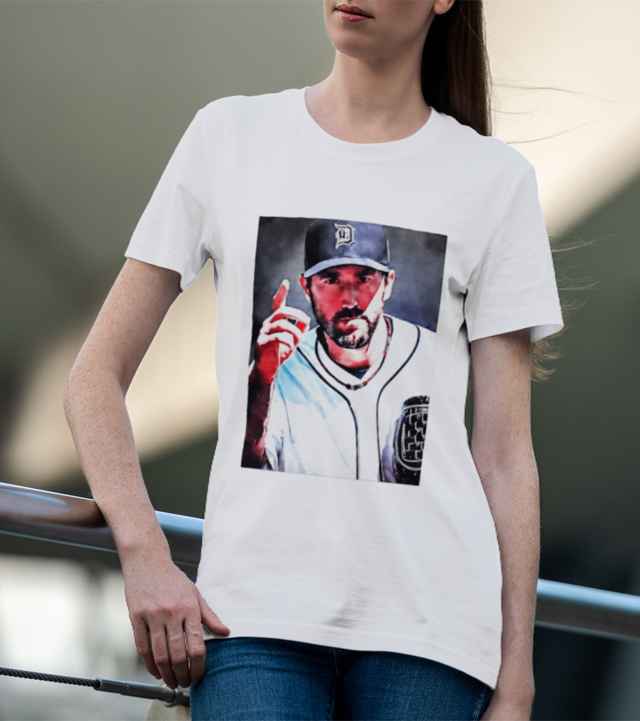 Spencer Torkelson Justin Verlander Detroit Tigers Baseball T-Shirt