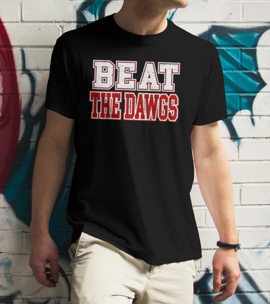 Beat The Dawgs NCAA Football Rivalry Game Day T-Shirt